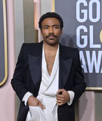 Donald Glover arrives for the 80th annual Golden Globe Awards at the Beverly Hilton in Beverly Hills, California on Tuesday, January 10, 2023.  LAP20230110639 JIMxRUYMEN