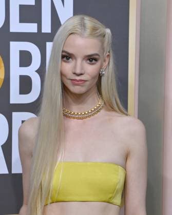 Anya Taylor-Joy arrives for the 80th annual Golden Globe Awards at the Beverly Hilton in Beverly Hills, California on Tuesday, January 10, 2023.  LAP20230110603 JIMxRUYMEN