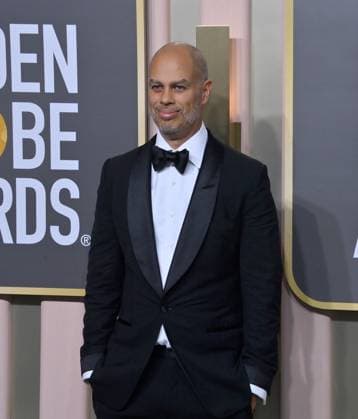 Jesse Collins arrives for the 80th annual Golden Globe Awards at the Beverly Hilton in Beverly Hills, California on Tuesday, January 10, 2023.  LAP20230110609 JIMxRUYMEN