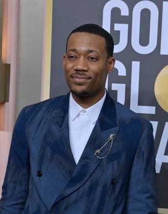 Tyler James Williams arrives for the 80th annual Golden Globe Awards at the Beverly Hilton in Beverly Hills, California on Tuesday, January 10, 2023.  LAP20230110645 JIMxRUYMEN