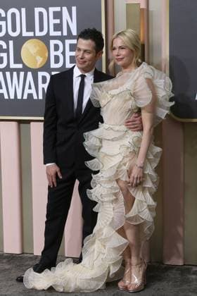 January 10, 2023, Beverly Hills, California, USA: Michelle Williams on the red carpet at the 80th Annual Golden Globe Awards at The Beverly Hilton on January 10, 2023 in Beverly Hills, California. BNS PI Beverly Hills USA - ZUMAp124 20230110_zaa_p124_009 Copyright: xBURTxHARRISx