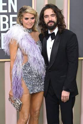 Heidi Klum mit Ehemann Tom Kaulitz bei der Verleihung der 80. Golden Globe Awards im Beverly Hilton Hotel. Beverly Hills, 10.01.2023