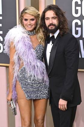Heidi Klum mit Ehemann Tom Kaulitz bei der Verleihung der 80. Golden Globe Awards im Beverly Hilton Hotel. Beverly Hills, 10.01.2023