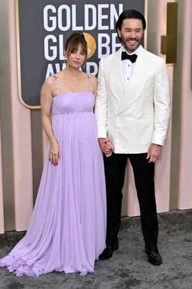 Tom Pelphrey und Kaley Cuoco bei der Verleihung der 80. Golden Globe Awards im Beverly Hilton Hotel. Beverly Hills, 10.01.2023 *** Tom Pelphrey and Kaley Cuoco at the 80 Golden Globe Awards at the Beverly Hilton Hotel Beverly Hills, 10 01 2023. Foto:xD.xBedrosianx xFuturexImage