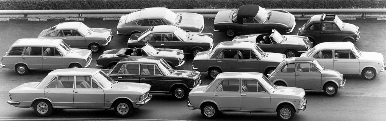 RECORD DATE NOT STATED Fiat cars. 1960-1970 01 02 124 972_45_W234631