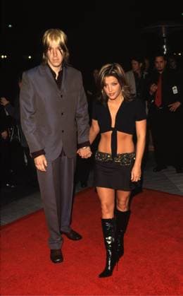 October 24, 2000, Los Angeles, California, USA: LISA MARIE PRESLEY and JOHN OSZAJCA attend the LUCKY NUMBERS movie Premiere At Paramount Studios in LA. Los Angeles USA - ZUMAg108 20110101_pj1_g108_69306 Copyright: xFitzroyxBarretx