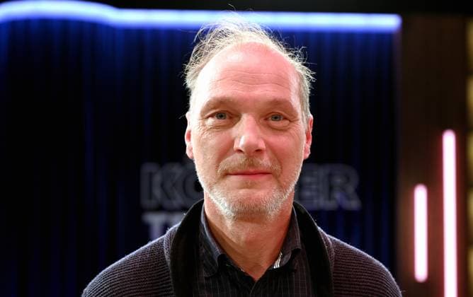 Der Schauspieler Martin Brambach zu Gast in der WDR Talkshow Kölner Treff *** Actor Martin Brambach as a guest on the WDR talk show Kölner Treff