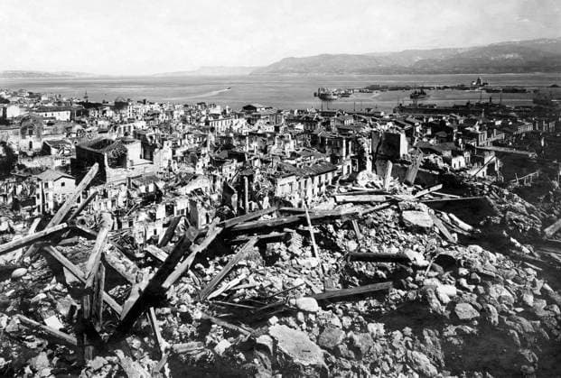 RECORD DATE NOT STATED Italy. sicily. messina after the earthquake. 1908 01 02 1908 972_05_W234554