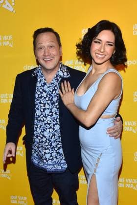 Daddy Daughter Trip Mexico City Film Premiere January 14, 2023, Mexico City, Mexico: American actor Rob Schneider and his wife Patricia Azarcoya Schneider attend at Daddy Daughter Trip film premiere at Cinepolis Mitikah. on January 14, 2023 in Mexico City, Mexico. (Photo by Carlos Tischler Eyepix Group) Copyright: xCarlosxTischler xEyepixxGroupx CT_14012023_86214