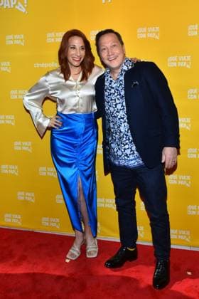Daddy Daughter Trip Mexico City Film Premiere January 14, 2023, Mexico City, Mexico: Actress Monica Huarte and American actor Rob Schneider attend at Daddy Daughter Trip film premiere at Cinepolis Mitikah. on January 14, 2023 in Mexico City, Mexico. (Photo by Carlos Tischler Eyepix Group) Copyright: xCarlosxTischler xEyepixxGroupx CT_14012023_86227