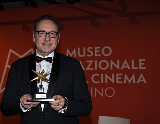 Kevin Spacey erhält den Stella della Mole Award in Turin Turin, Italy Kevin Spacey receives the Stella della Mole award at the National Cinema Museum, from Enzo Ghigo, president of the National Cinema Museum, with Vittorio Sgarbi, MiC Undersecretary for Culture, Domenico De Gaetano director of the Museum Spacey Mole Star Award  Copyright: xNickxZonnax xipa-agency.netx xNickxZonnax IPA_IPA35515951