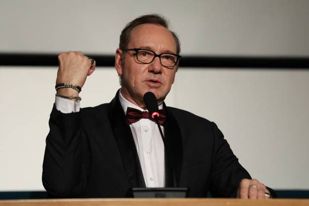 January 16, 2023, Turin, Piedmont, Italy: Amid a string of sexual misconduct accusations, Oscar-winning actor KEVIN SPACEY makes his first voluntary public appearance in 5 years by attending a special screening of AMERICAN BEAUTY at the Cinema Massimo in front of a sold out crowd in Turin, Italy Turin Italy - ZUMAc179 20230116_zep_c179_083 Copyright: xMickaelxChavetx