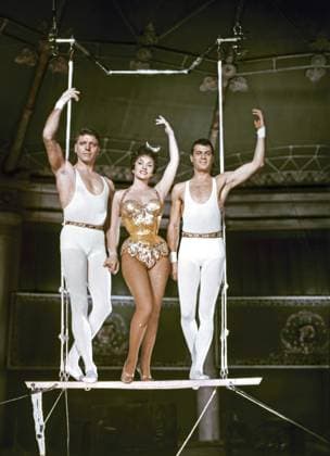 Burt Lancaster, Gina Lollobrigida, Tony Curtis, Trapeze (1956) United Artists File Reference 33848-666THA  Copyright: xCinemaxPublishersxCollection xThexHollywoodxArchivex 33848-666THA The Hollywood Archive