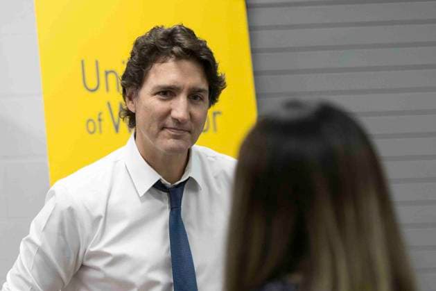 January 17, 2023, Windsor, Ontario, Canada: Prime Minister Justin Trudeau tours the University of Windsor in Windsor, Ont. on Tuesday, January 17, 2023. Windsor Canada  - ZUMAc35_ 20230117_zaf_c35_047 Copyright: xNicolexOsbornex