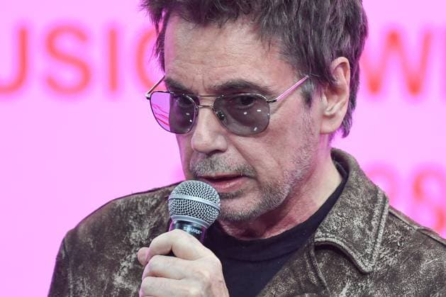 Jean Michel Jarre, parrain du nouveau Midem - Le nouveau Midem, le celebre salon professionnel international dedie a la musique revient en 2023. Conference d ouverture Palais des Festivals et des Congres de Cannes, FRANCE. NEWS : Le nouveau Midem - Cannes - 19 01 2023 LionelUrman Panoramic 