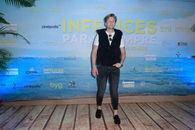 January 18, 2023, Mexico City, Mexico: Alexander Acha attends a press conference to promote the film Infelices para Siempre at Cinepolis VIP Universidad. on January 18, 2023 in Mexico City, Mexico. Mexico City Mexico - ZUMAe321 20230119_zia_e321_029 Copyright: xJaimexNogales xEyepixxGroupx