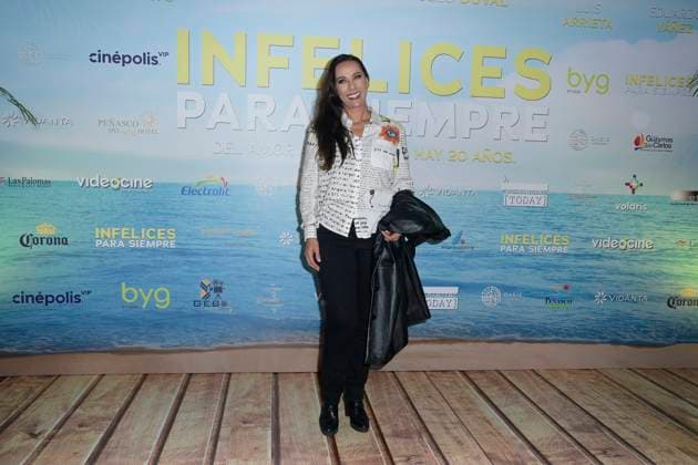 January 18, 2023, Mexico City, Mexico: Consuelo Duval attends a press conference to promote the film Infelices para Siempre at Cinepolis VIP Universidad. on January 18, 2023 in Mexico City, Mexico. Mexico City Mexico - ZUMAe321 20230119_zia_e321_023 Copyright: xJaimexNogales xEyepixxGroupx