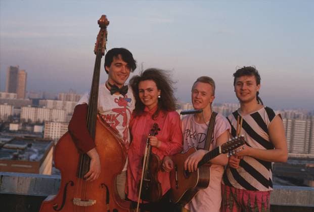 Limpopo 8354497 10.05.1988 Members of the Russian-speaking folk band Limpopo. Alexander Polyakov Russia  Copyright: xAlexanderxPolyakovx