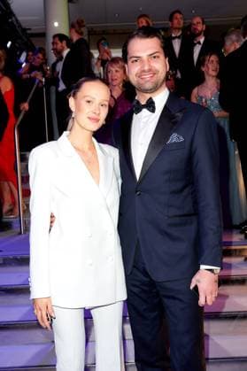 52. Ball des Sports Jimi Blue Ochsenknecht mit Freundin beim 52. Ball des Sports in der Festhalle in Frankfurt am Main. Copyright: xEventpressxGolejewskix