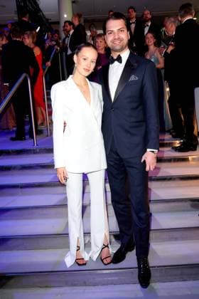 52. Ball des Sports Jimi Blue Ochsenknecht mit Freundin beim 52. Ball des Sports in der Festhalle in Frankfurt am Main. Copyright: xEventpressxGolejewskix