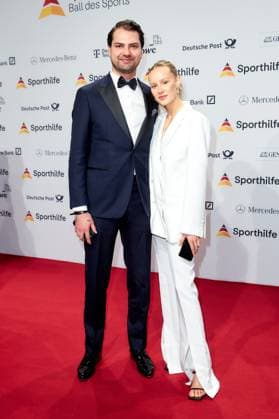 52. Ball des Sports Jimi Blue Ochsenknecht mit Freundin beim 52. Ball des Sports in der Festhalle in Frankfurt am Main. Copyright: xEventpressxGolejewskix