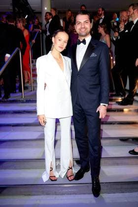 52. Ball des Sports Jimi Blue Ochsenknecht mit Freundin beim 52. Ball des Sports in der Festhalle in Frankfurt am Main. Copyright: xEventpressxGolejewskix