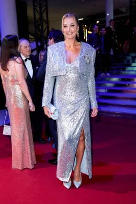 52. Ball des Sports Franziska van Almsick beim 52. Ball des Sports in der Festhalle in Frankfurt am Main. Copyright: xEventpressxGolejewskix