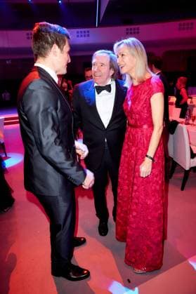 52. Ball des Sports Matthias Steiner mit Ehefrau Inge Posmyk und Günter Netzer beim 52. Ball des Sports in der Festhalle in Frankfurt am Main. Copyright: xEventpressxGolejewskix