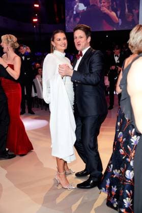 52. Ball des Sports Matthias Steiner und Laura Wontorra beim 52. Ball des Sports in der Festhalle in Frankfurt am Main. Copyright: xEventpressxGolejewskix