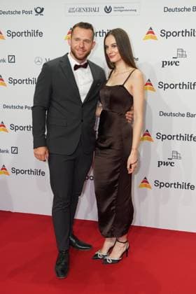 Die Sporthilf hat zum 52. Ball des Sports geladen. Viel Prominens kam ueber den roten Teppich. Max Lemke - 52. Ball des Sports Die Sporthilf hat zum 52. Ball des Sports geladen. Viel Prominens kam ueber den roten Teppich. Deutschland, Frankfurt, Festhalle, 21.01.2023
