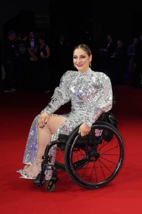 Die Sporthilf hat zum 52. Ball des Sports geladen. Viel Prominens kam ueber den roten Teppich. Christina Vogel - 52. Ball des Sports Die Sporthilf hat zum 52. Ball des Sports geladen. Viel Prominens kam ueber den roten Teppich. Deutschland, Frankfurt, Festhalle, 21.01.2023