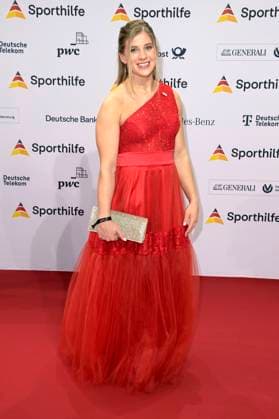 Elisabeth Seitz beim 52. Ball des Sports 2023 in der Festhalle Frankfurt. Frankfurt am Main, 21.01.2023