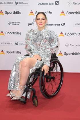 Kristina Vogel beim 52. Ball des Sports 2023 in der Festhalle Frankfurt. Frankfurt am Main, 21.01.2023