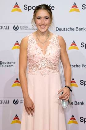 Rebekka Haase beim 52. Ball des Sports 2023 in der Festhalle Frankfurt. Frankfurt am Main, 21.01.2023