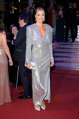Franziska van Almsick beim 52. Ball des Sports 2023 in der Festhalle Frankfurt. Frankfurt am Main, 21.01.2023