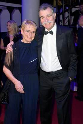 Heiner Brand mit Ehefrau Christel Brand beim 52. Ball des Sports 2023 in der Festhalle Frankfurt. Frankfurt am Main, 21.01.2023