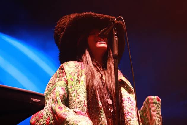 Erykah Badu performs live at Nomad Music Festival in Sao Paulo (INT)Erykah Badu performs live at Nomad Music Festival in Sao Paulo. January 22, 2023, Sao Paulo, Brazil: Erykah Badu performs live at Nomad music festival held at the Latin America Memorial with several singers. For the 1st edition, which takes place on Saturday (22) in Sao Paulo, it brings the iconic and inspiring singers with shows by Larissa Luz featuring Anelis Assumpcao, Majur, DJ Tamy, DJ Nyack and Gilsons.Credit: Leco Viana Thenews2 (Foto: Leco Viana TheNews2 imago images) Erykah Badu performs live at Nomad Music Festival in Sao Paulo  Copyright: xLecoxVianax