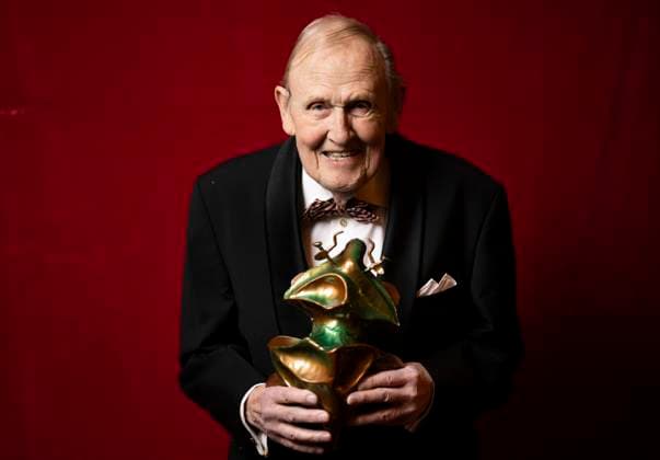 STOCKHOLM 20230123 Björn Gustafson with the Guldbaggens honorary award STOCKHOLM SWEDEN x10050x,  Copyright: xPontusxLundahlx xTTx GULDBAGGEN 2023 TTABB0000000000154672