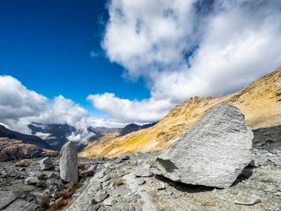 France, Auvergne-Rhone-Alpes, Boulders in Vanoise National Park, 73480 Bonneval-sur-Arc, Frankrei Vanoiise FRA, Frankreich FRA, FRANCE LAF02794