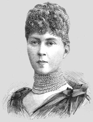 RECORD DATE NOT STATED H.I.M. Princess Victoria of Prussia , 1890. Creator: Unknown. Copyright:x3545x4681x IMAGO ,2950554 ! ACHTUNG: AUFNAHMEDATUM GESCHÄTZT!  Copyright:3545x4681x IMAGO