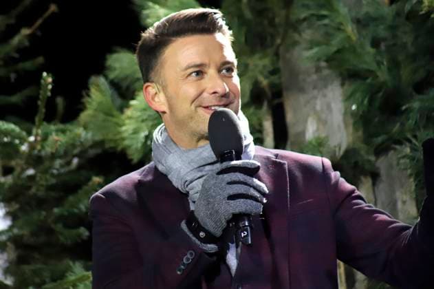 Marco Ventre bei der Aufzeichnung der TV-Show Wenn die Musi spielt - Winter Open Air 2023 auf der Bühne bei der Talstation der Kaiserburgbahn. Bad Kleinkirchheim, 21.01.2023