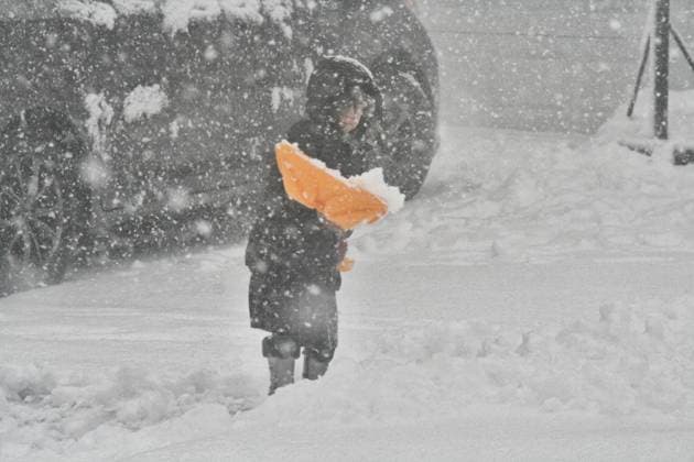 Toronto Gets Hit By Massive Winter Snowstorm Child shovels snow in front of her home as a massive snowstorm hit Toronto, Ontario, Canada, on January 25, 2023. The storm is expected to drop between 20-25 centimeters total snowfall accumulation across the Greater Toronto Area and officials are calling the most significant winter storm of the season so far. Toronto Ontario Canada  Copyright: xCreativexTouchxImagingxLtdx originalFilename: friedman-torontog230125_npu1q.jpg
