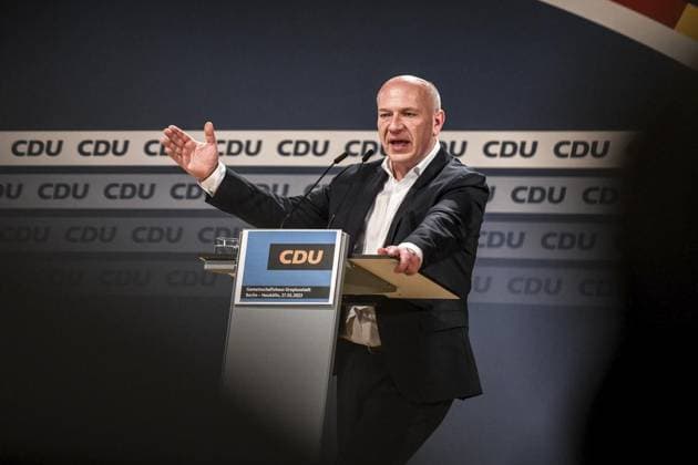 CDU Neuköln *** NUR FÜR REDAKTIONELLE ZWECKE *** EDITORIAL USE ONLY ***<p>Am 27. Januar 2023 fand in Berlin Neuköln eine Veranstaltung der Berliner CDU unter Anwesenheit von Kai Wegner statt. Berlin Copyright: SergejxGlanze *** CDU Neuköln FOR EDITORIAL PURPOSES ONLY EDITORIAL USE ONLY p On 27 January 2023, an event of the Berlin CDU took place in Berlin Neuköln with the presence of Kai Wegner Berlin Copyright SergejxGlanze Copyright: SergejxGlanze doc7ooc4h7srpy18ui414x ,EDITORIAL USE ONLY