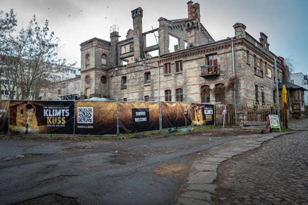 Berlin Prenzlauer Berg; Gustav Klimt: Klimts Kuss - eine immersive Geschichte; Musikbrauerei - 29.01.2023 Berlin
