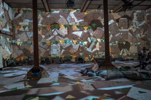 Berlin Prenzlauer Berg; Gustav Klimt: Klimts Kuss - eine immersive Geschichte; Musikbrauerei - 29.01.2023. NUR REDAKTIONELLE NUTZUNG Berlin
