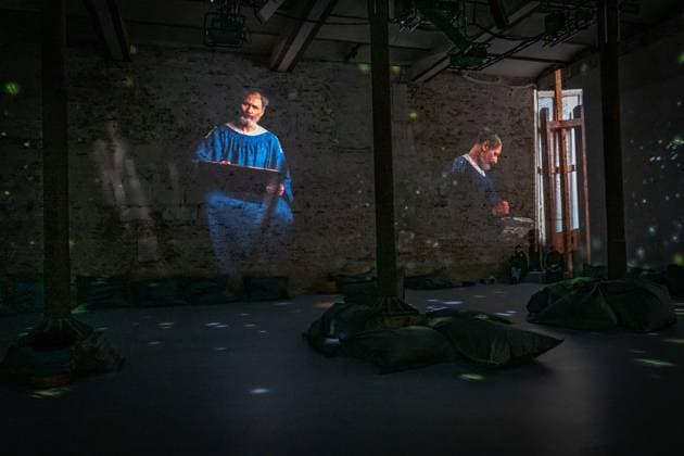 Berlin Prenzlauer Berg; Gustav Klimt: Klimts Kuss - eine immersive Geschichte; Musikbrauerei - 29.01.2023. NUR REDAKTIONELLE NUTZUNG Berlin