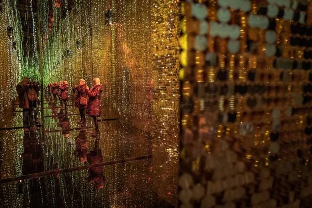 Berlin Prenzlauer Berg; Gustav Klimt: Klimts Kuss - eine immersive Geschichte; Musikbrauerei - 29.01.2023. NUR REDAKTIONELLE NUTZUNG Berlin