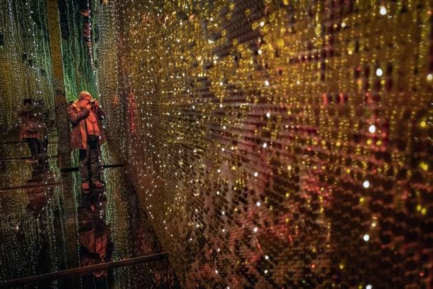 Berlin Prenzlauer Berg; Gustav Klimt: Klimts Kuss - eine immersive Geschichte; Musikbrauerei - 29.01.2023. NUR REDAKTIONELLE NUTZUNG Berlin