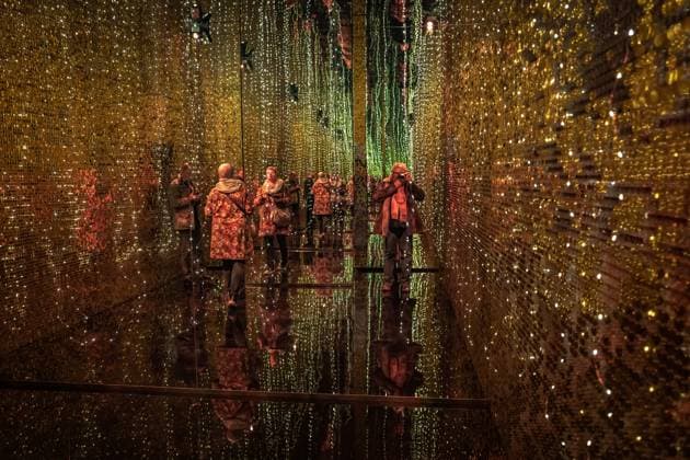 Berlin Prenzlauer Berg; Gustav Klimt: Klimts Kuss - eine immersive Geschichte; Musikbrauerei - 29.01.2023. NUR REDAKTIONELLE NUTZUNG Berlin