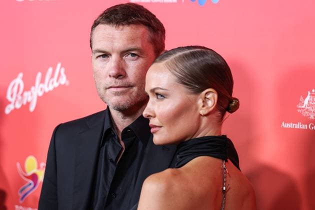 G Day USA Arts Gala 2023 Australian actor Sam Worthington and wife Australian model Lara Worthington arrive at the G™Day USA Arts Gala 2023 held at the Skirball Cultural Center on January 28, 2023 in Los Angeles, California, United States. Skirball Cultural Center, Los Angeles, California California United States  Copyright: xImagexPressxAgencyx originalFilename: collin-gdayusaa230128_npJji.jpg